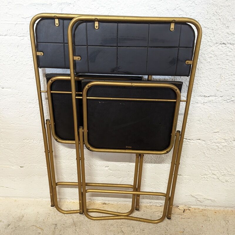 Pair of folding chairs Manufrance