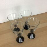 Set of 4 champagne flutes