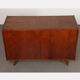 Vintage dark oak chest of drawers by Jiri Jiroutek, model U-450, 1960