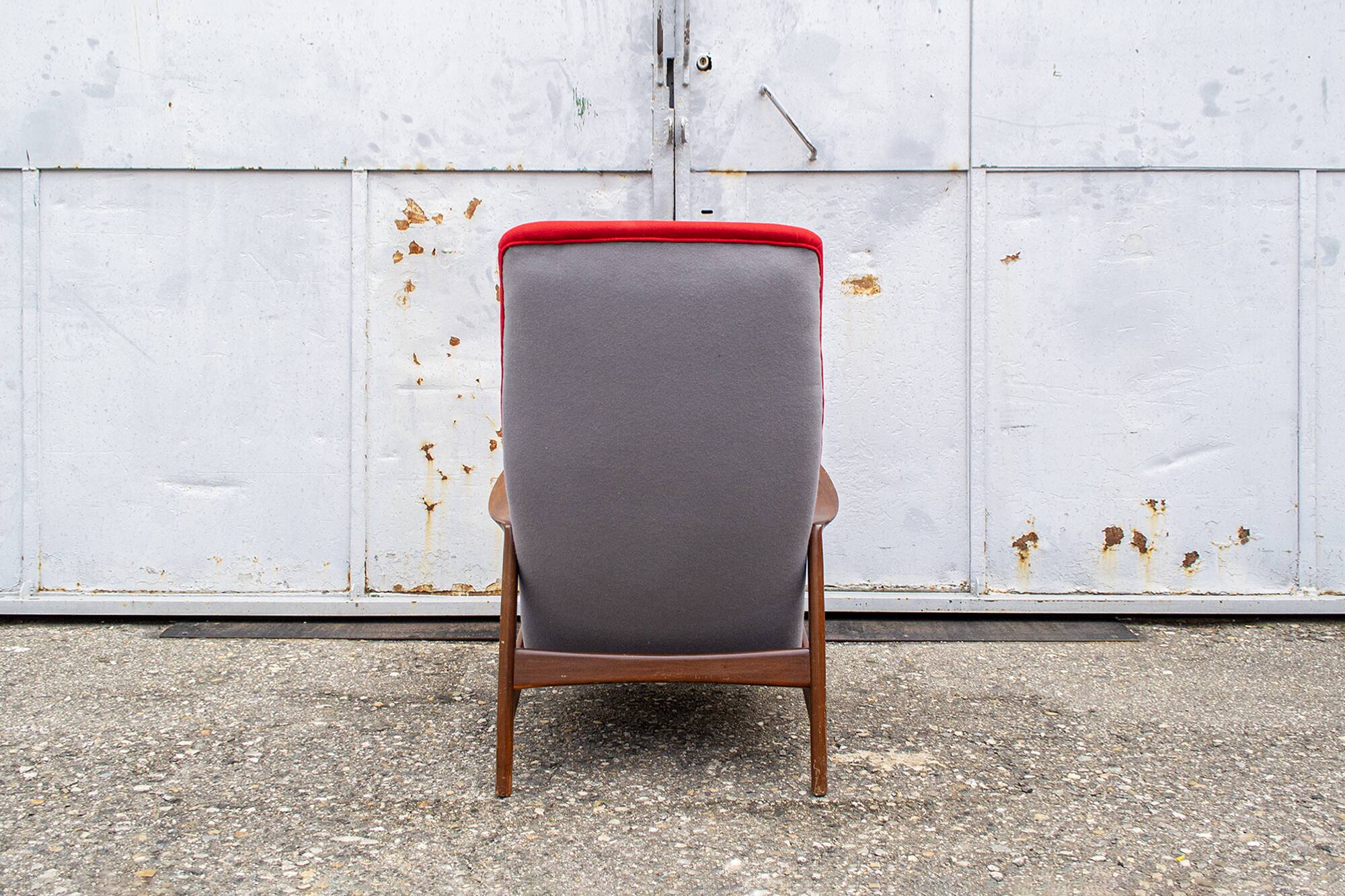 Fauteuil inclinable de l'Hôtel Parco dei Principi à Sorrente par Gio Ponti pour Cassina, Italie, 60'