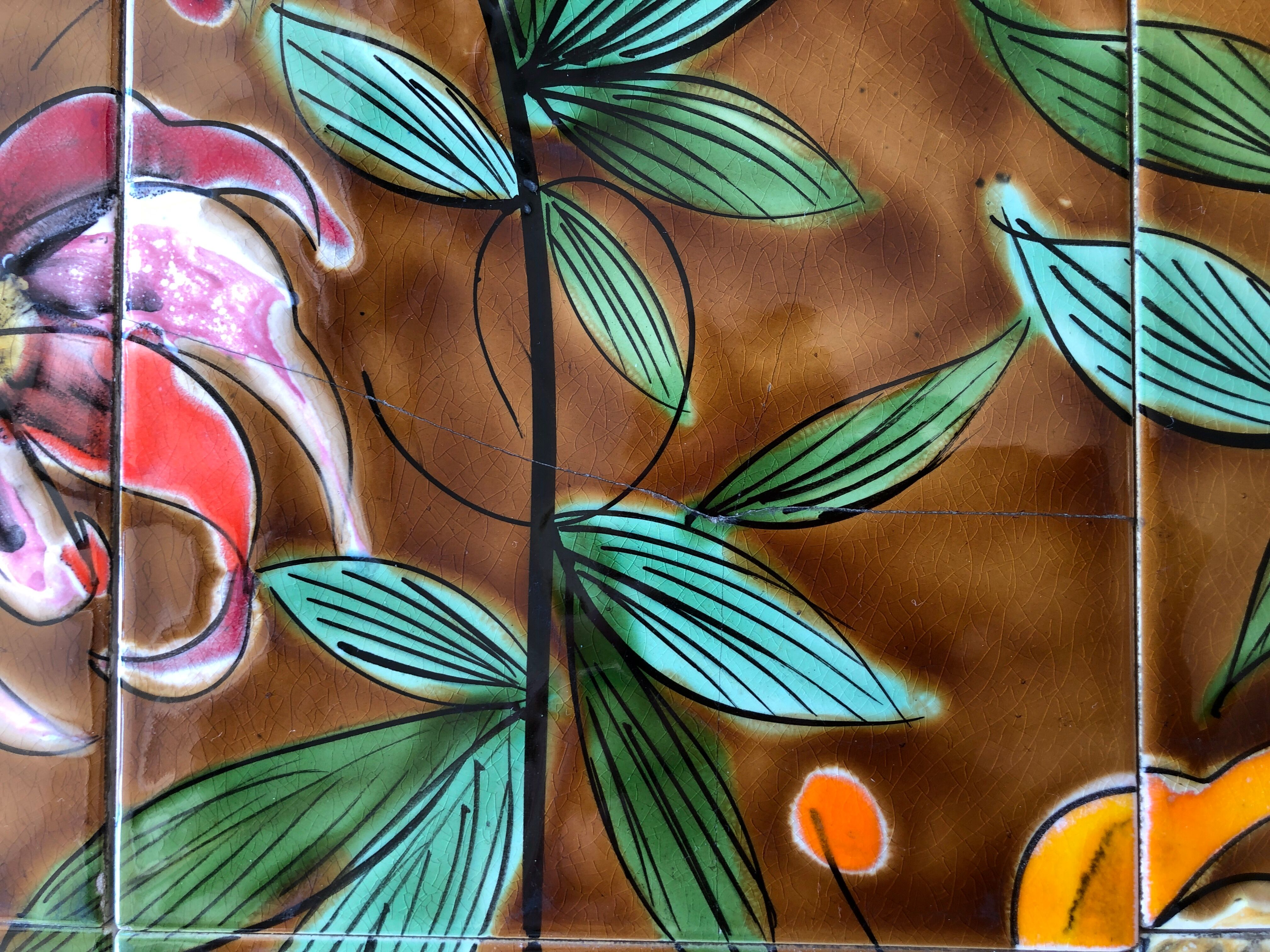 Vallauris ceramic table