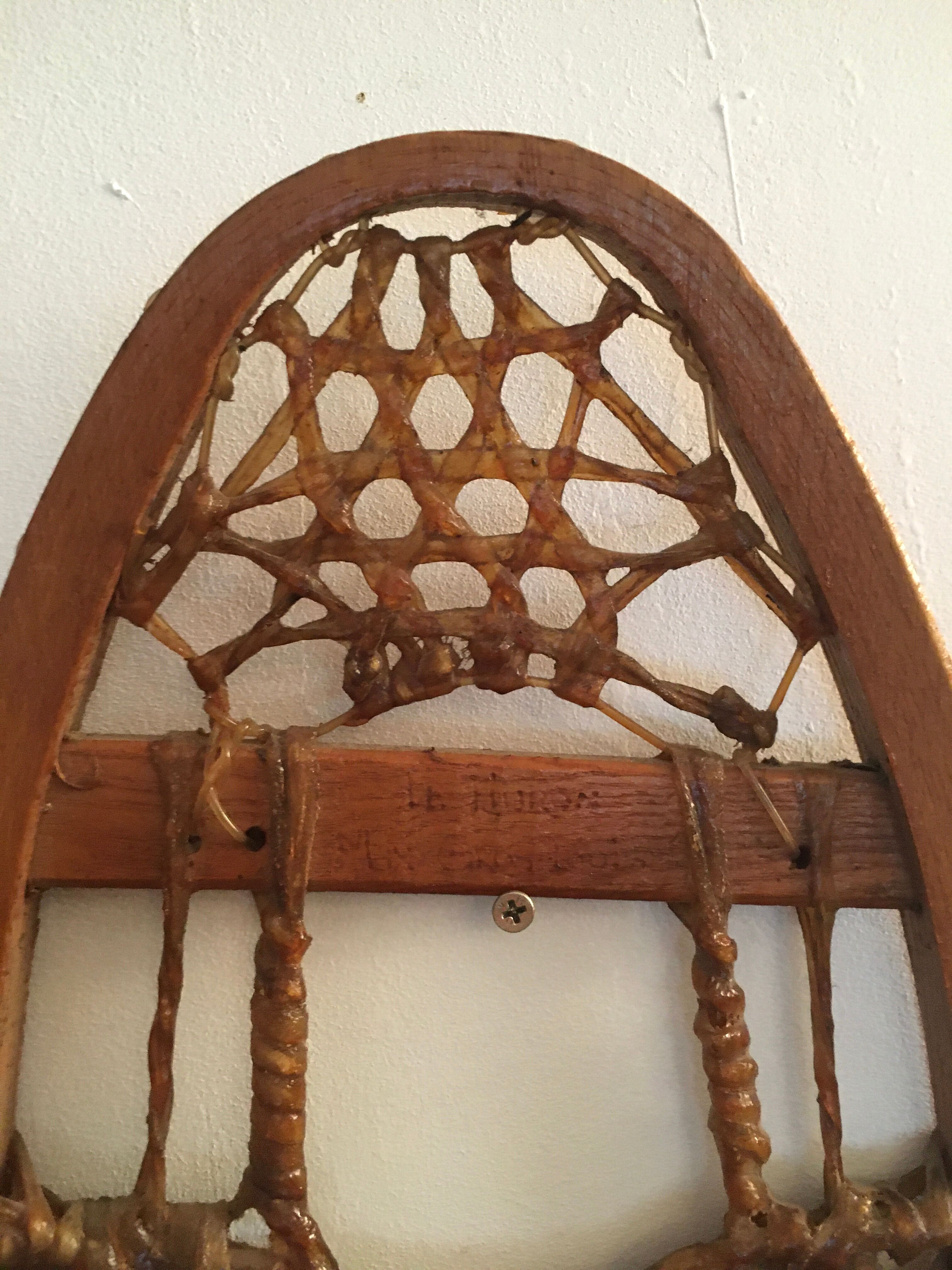 old Canadian snowshoes
