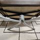 Vintage leather lounge chair 1960