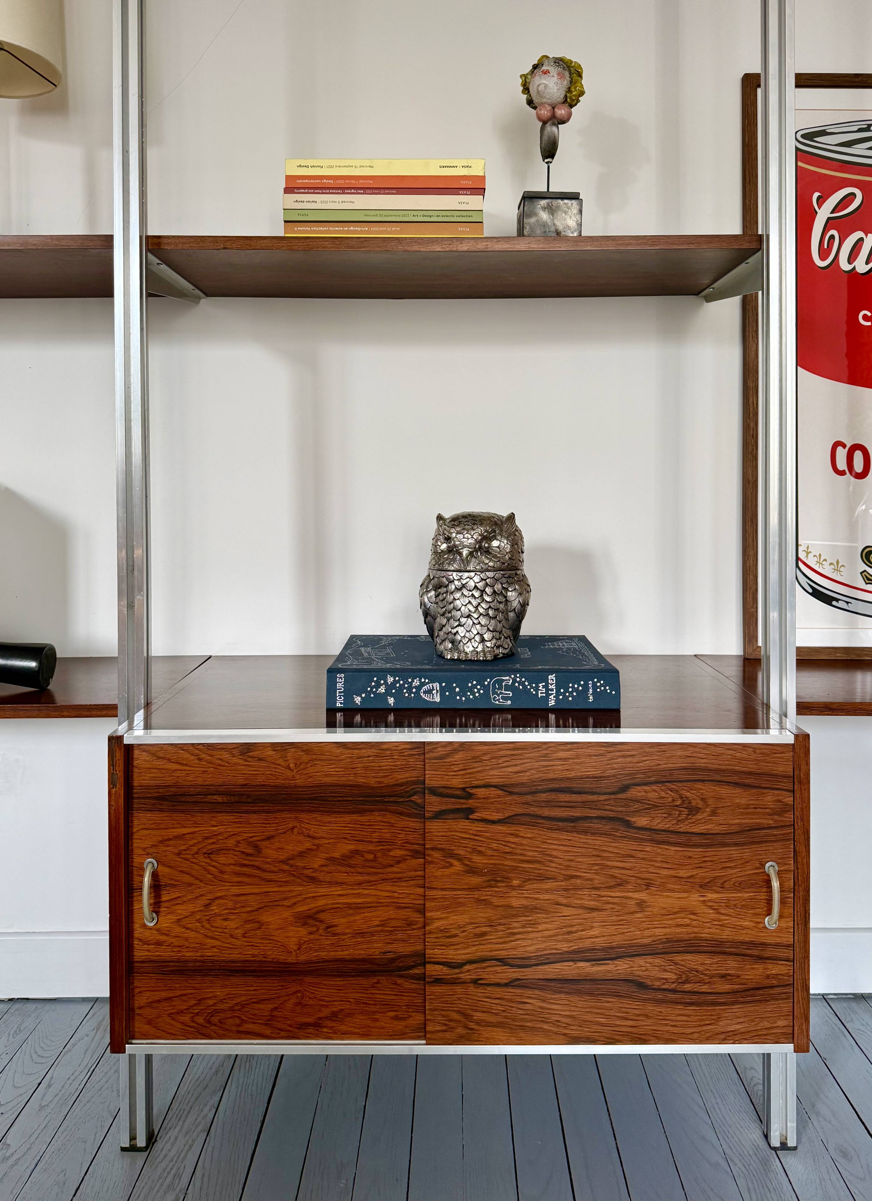 Modular bookshelf George Nelson & Associates OMNI system