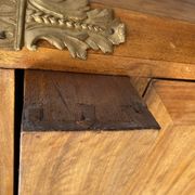 Mahogany Secretary Period Transition XVIII Eme Century