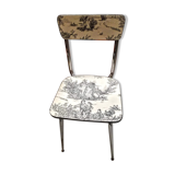Formica chair in Jouy canvas mode