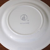Set of 6 earthenware plates St Amand's