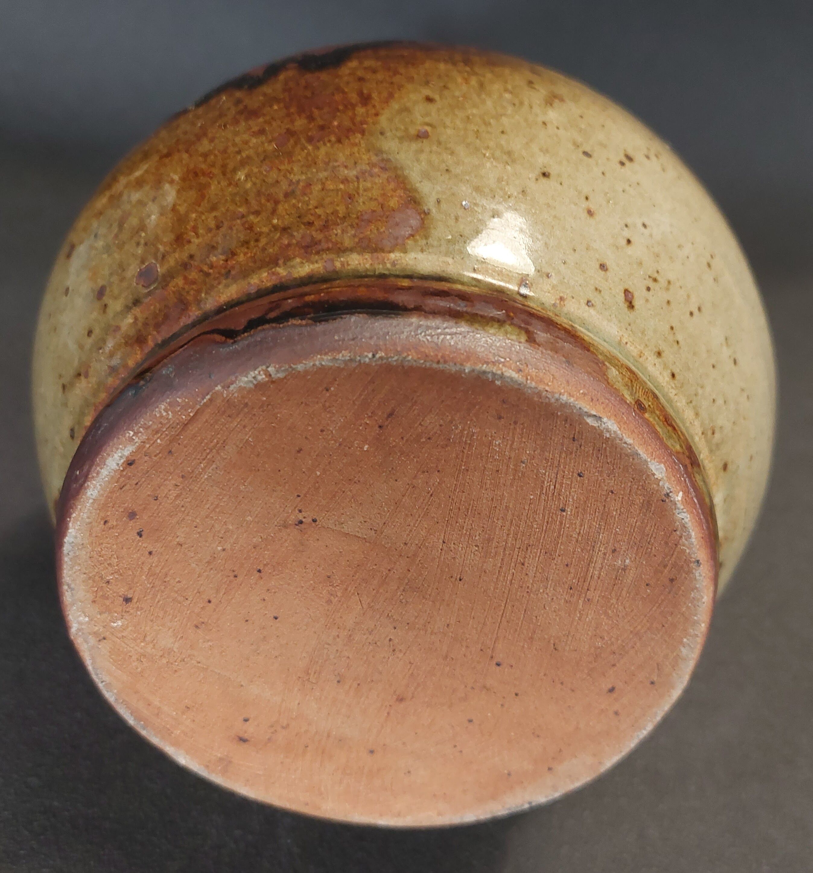 Glazed terracotta pitcher from the 20th century.