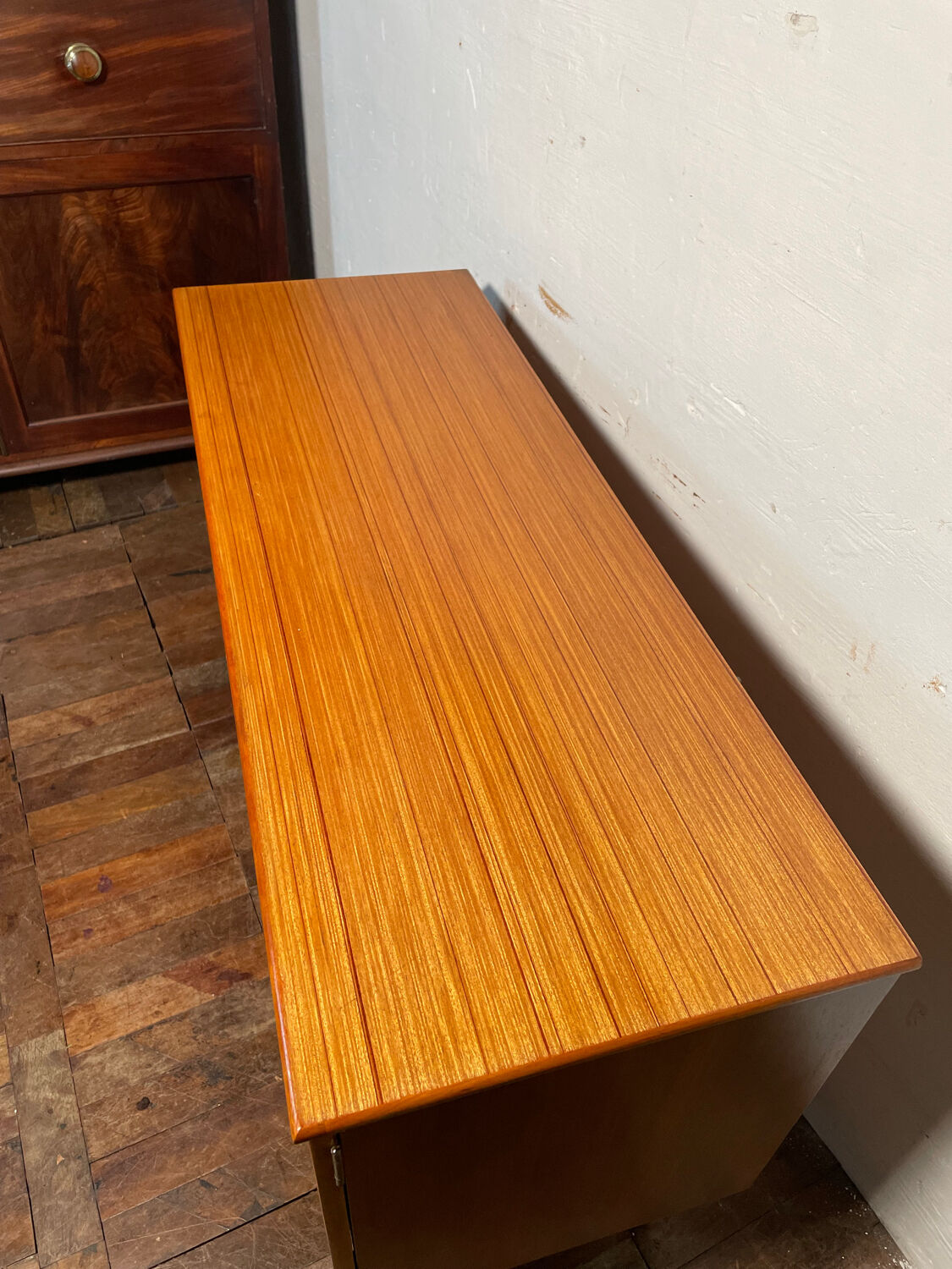 Mid century retro vintage sideboard teak by schreiber 1960