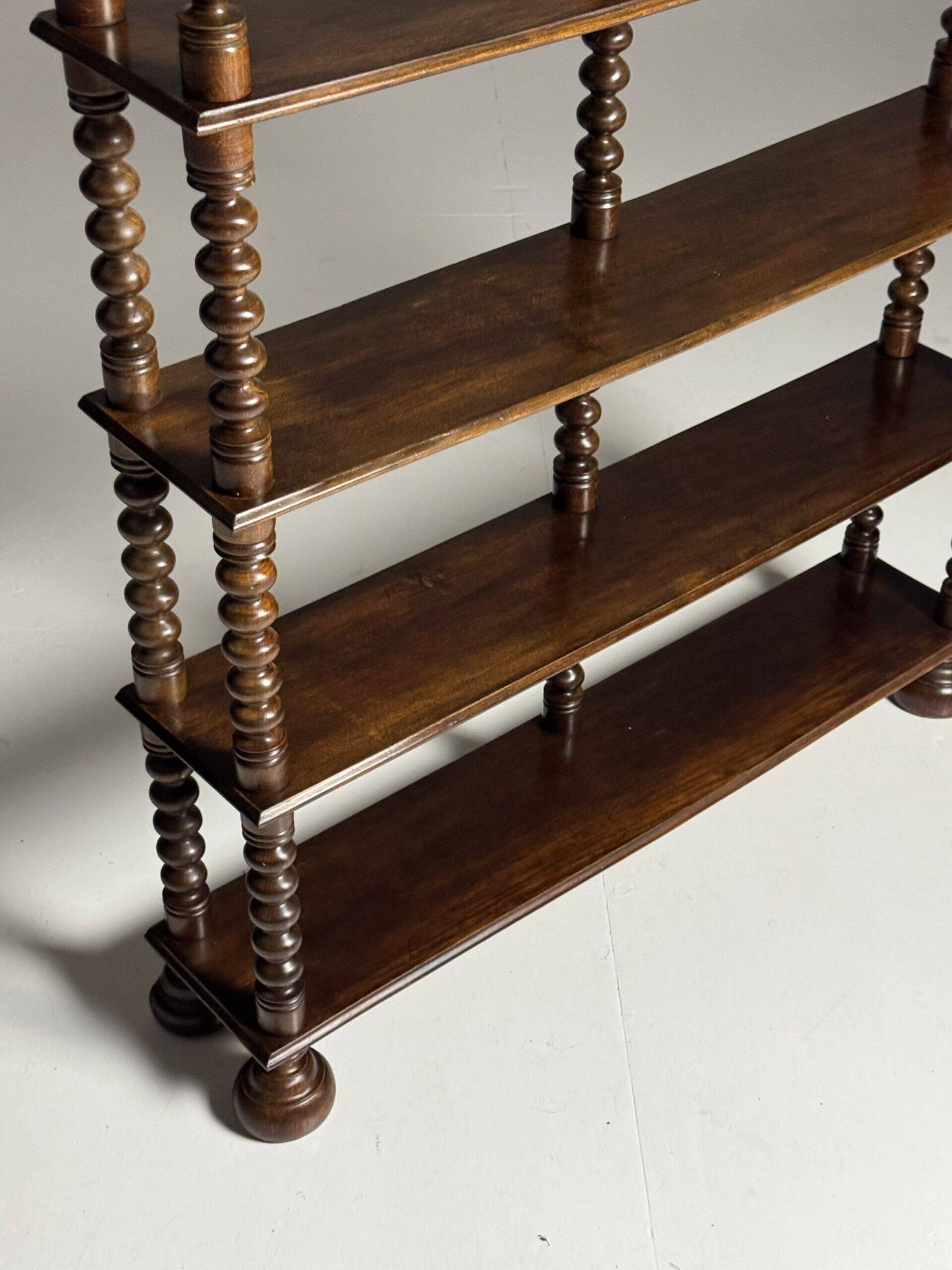 Bobbin bookcase / French antique bookshelf