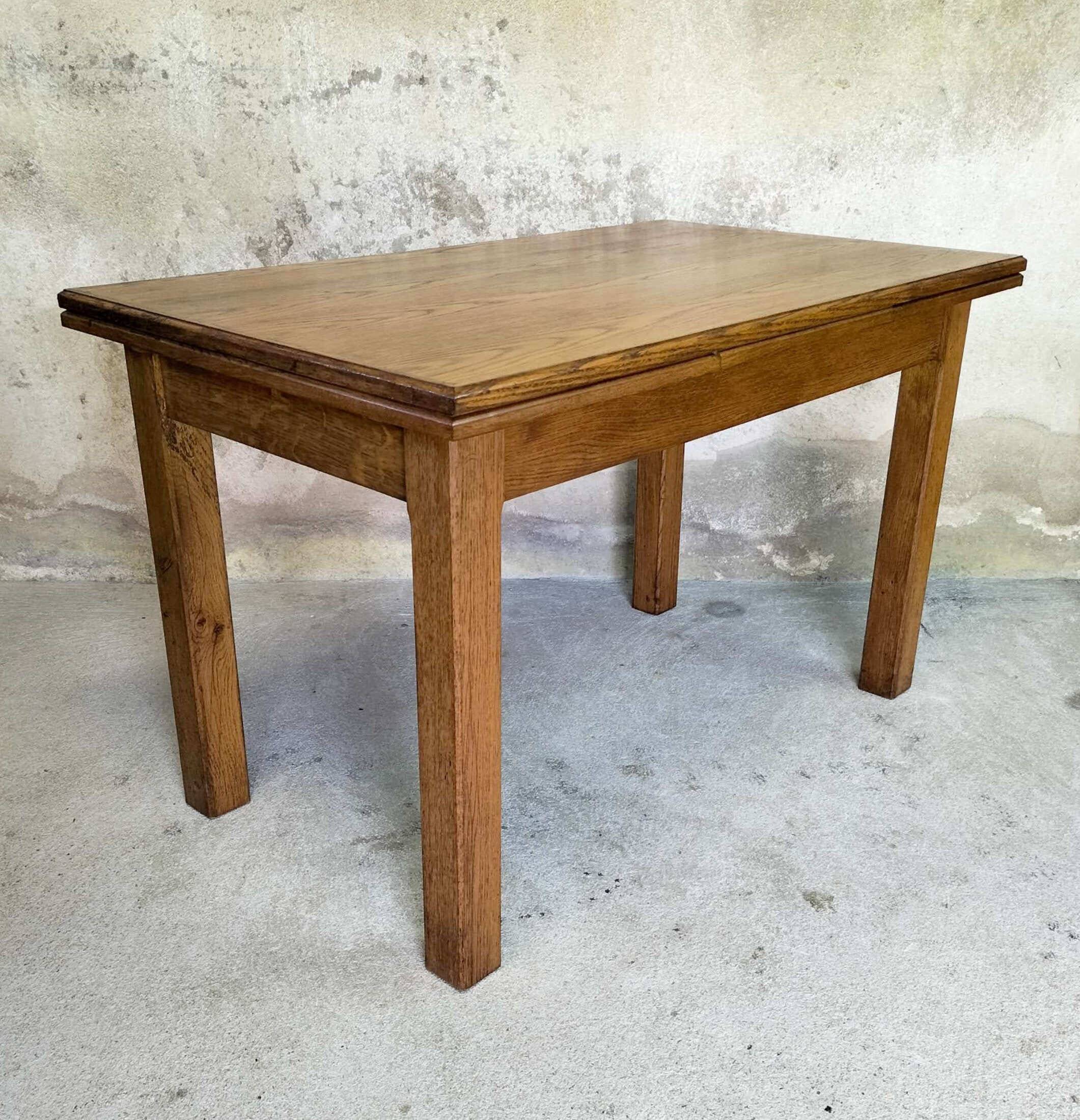 Farmhouse style dining table.
