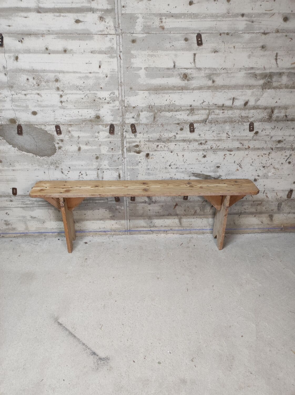 Fir farmhouse bench