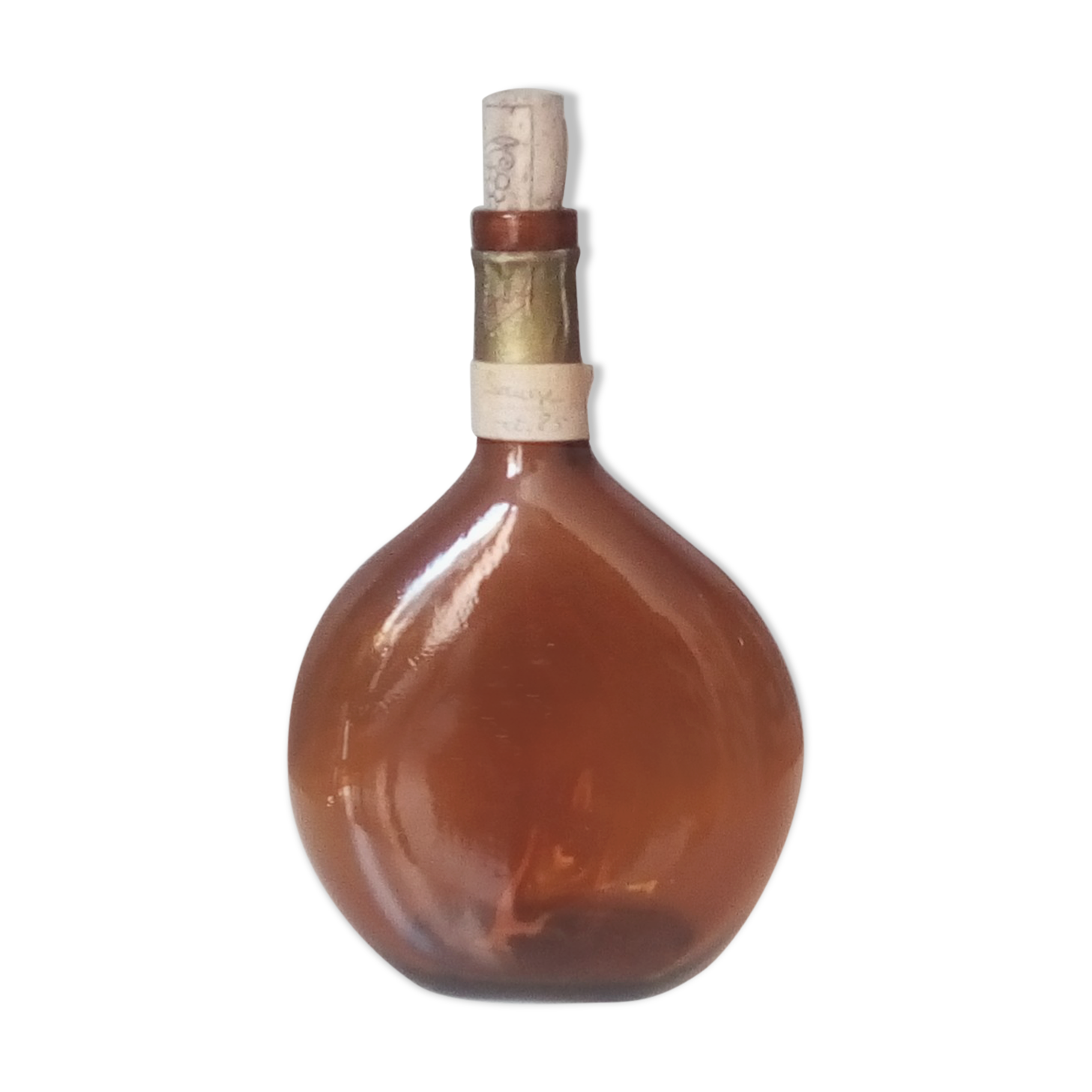 Vintage amber carafe