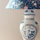 Limoges porcelain lamp Hergey – custom Liberty lampshade