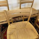 Lot de chaises BM1 par Borge Mogensen