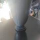 Hammered pewter vase, 1930, by Pierre Amédée Plasait