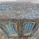 Ancienne armoire du Rajasthan en teck birman