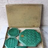 Digoin slushie trivet/bottle and cheese knife set