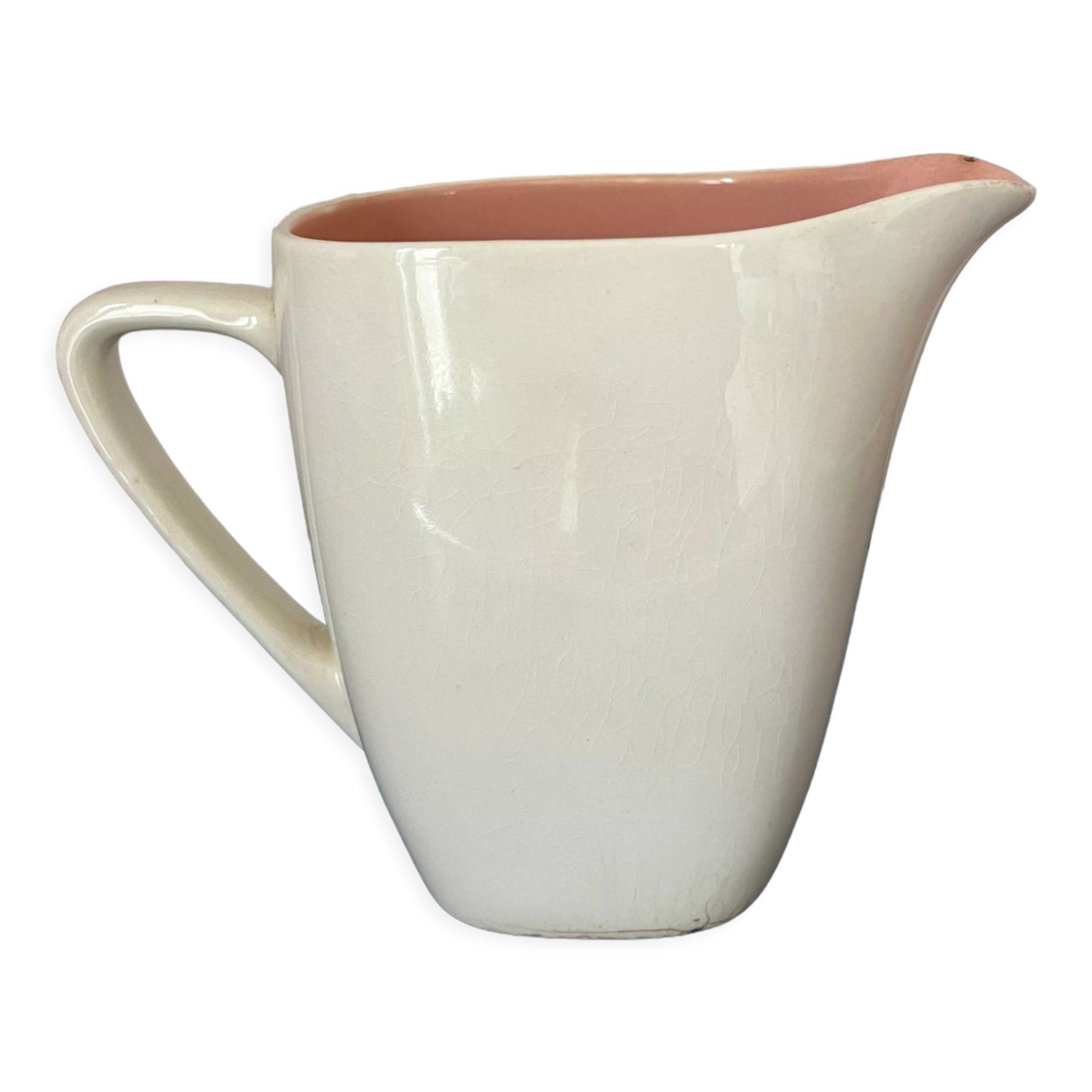Pink and beige pitcher Villeroy & Boch vintage