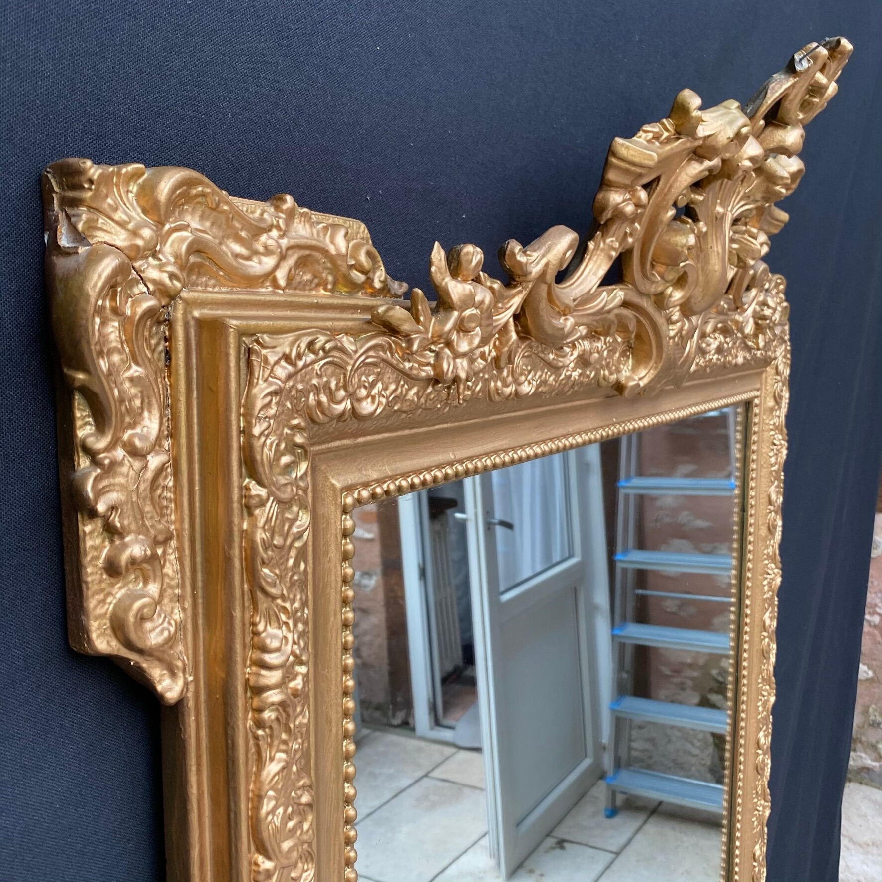 Golden mirror Louis XV 98x156cm