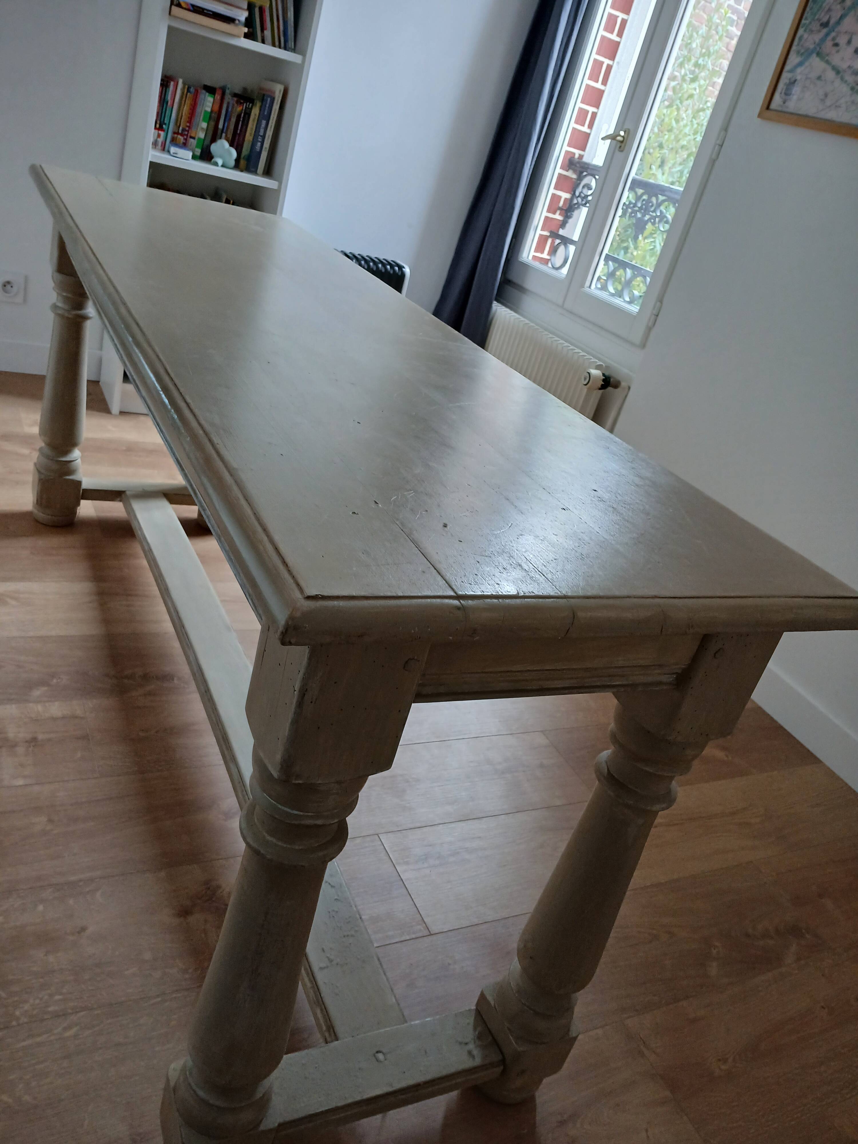 Console en bois massif