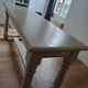 Console en bois massif