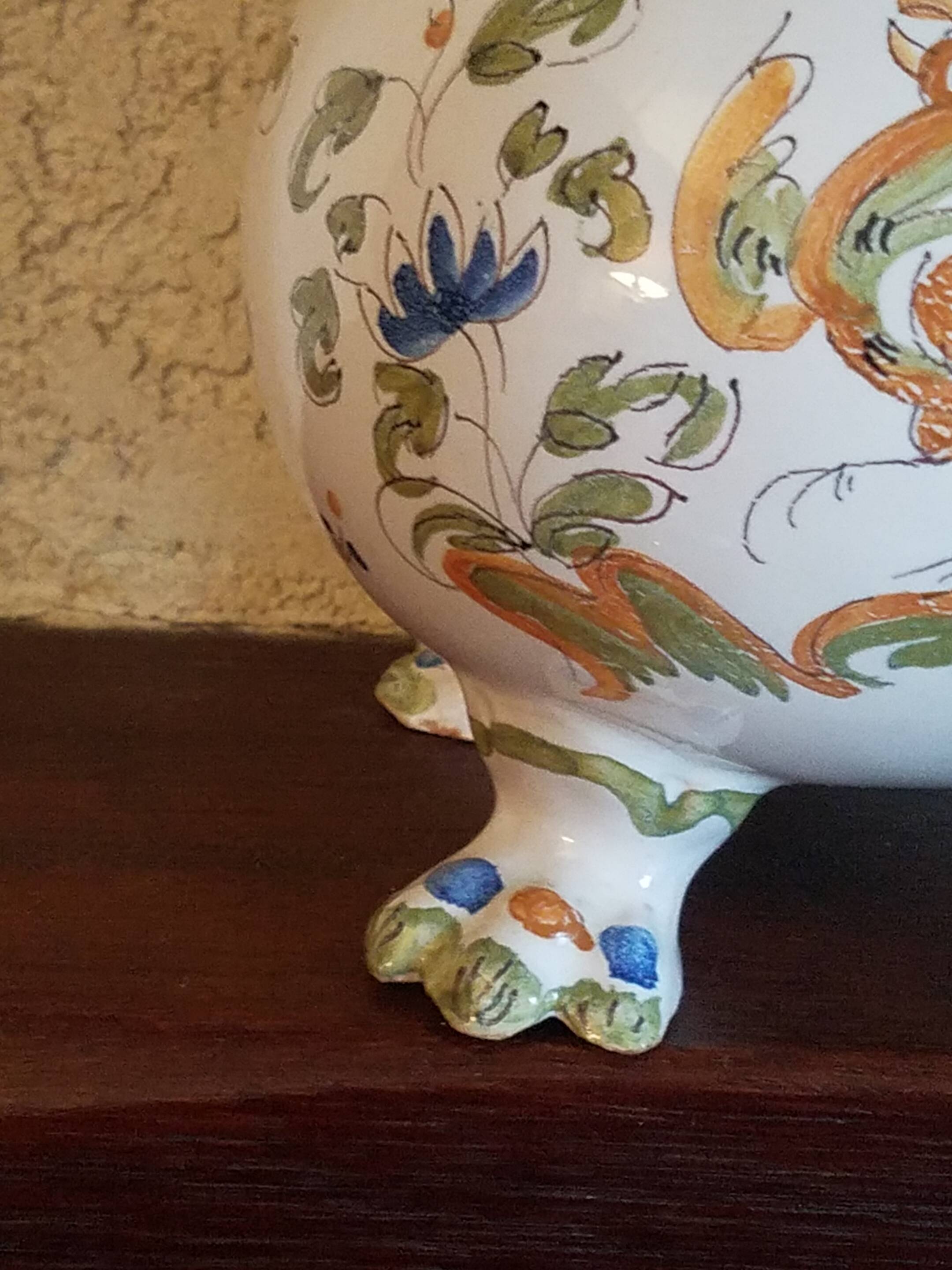 Verseuse en faïence ancienne Martres-Tolosane