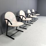 Postmodern dining chairs, 1980s