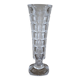 Vintage cut glass pedestal vase