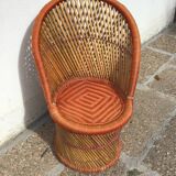 Rattan armchair