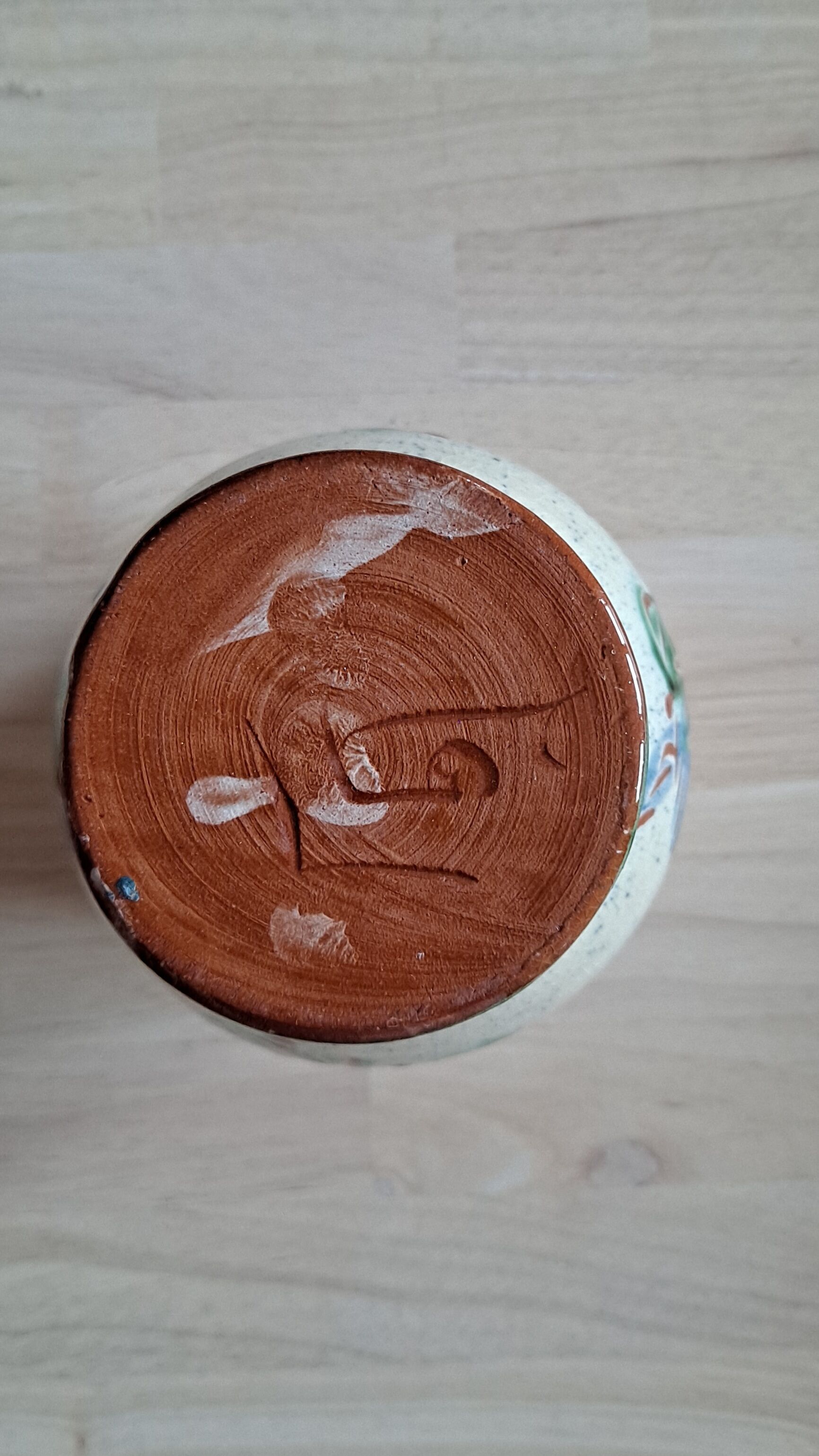 Vase terre vernissée