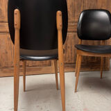 4 chaises Baumann modèle pégase