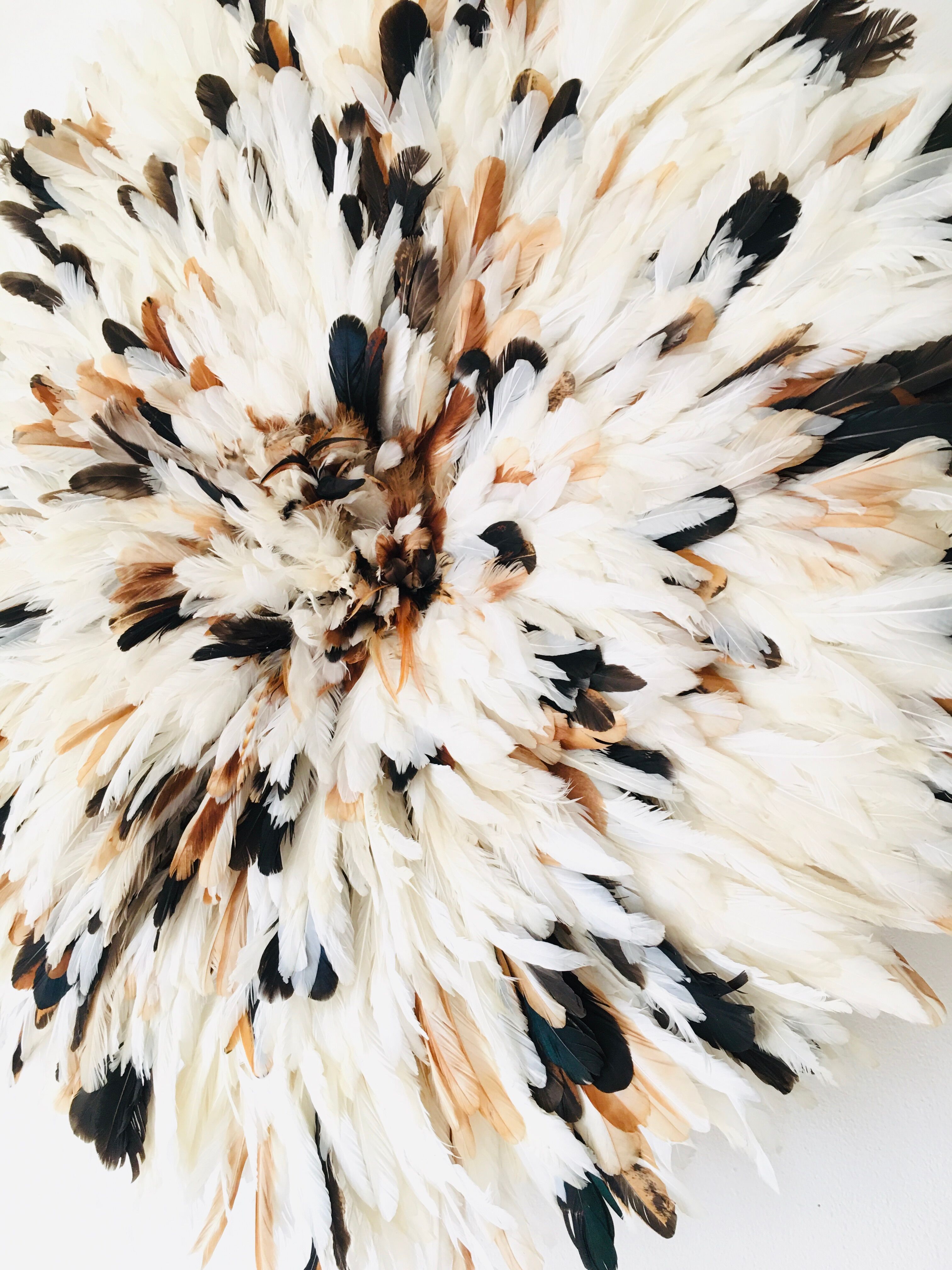 Speckled white jujuhat 75 cm