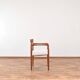 Chaises de salle à manger en teck, par H. W. Klein pour Bramin, années 1960, lot de 2