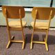 Lot of 2 Casala children's chairs - vintage