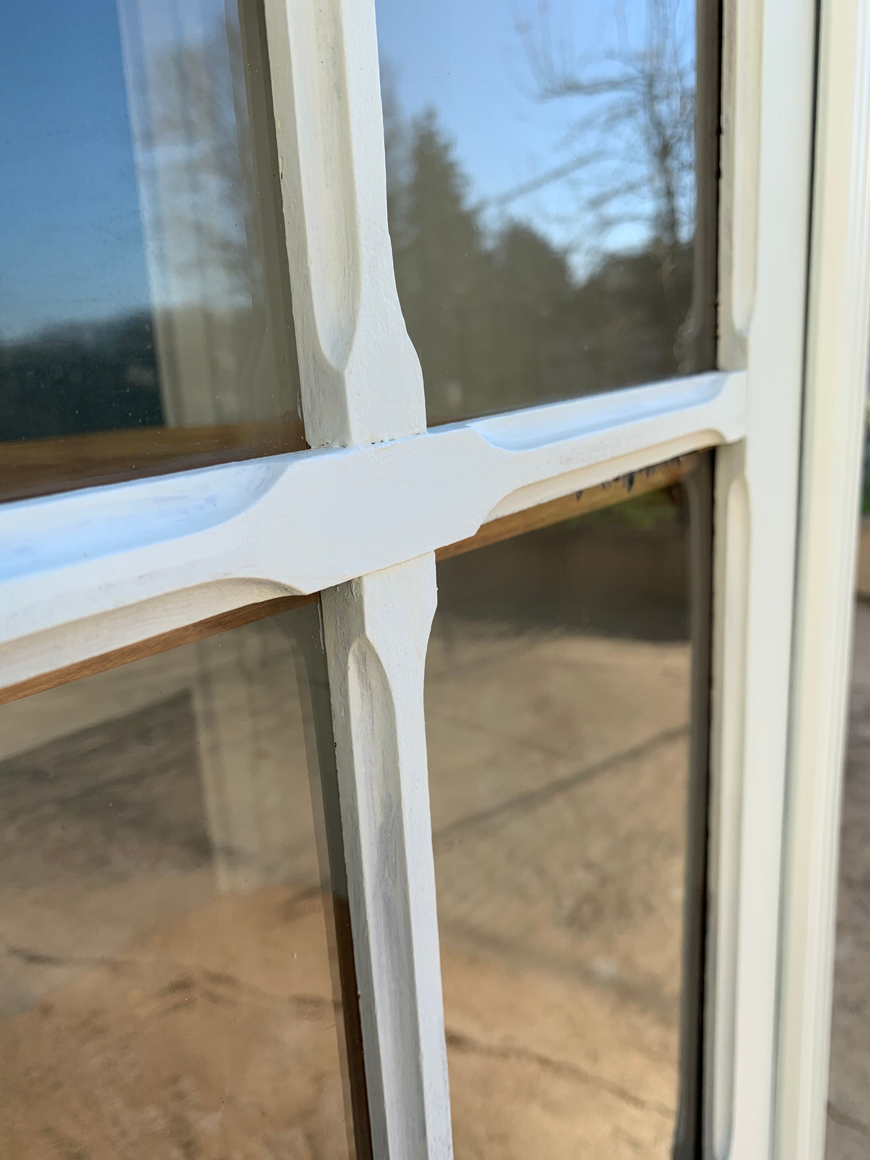 Glass-glazed Parisian wardrobe 1920