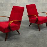 Paire de fauteuils 6952 par Jaroslav Smidek pour Ton, ex Tchécoslovaquie