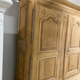 Buffet deux corps louis XV en bois brut