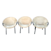 Lusch “Balloon” armchairs by Lusch Erzeugnis Design 1960s