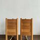 Paire de lampes de table en bois de pin – Luleå Stjärslöjd
