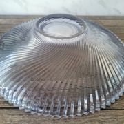 Striated glass cut