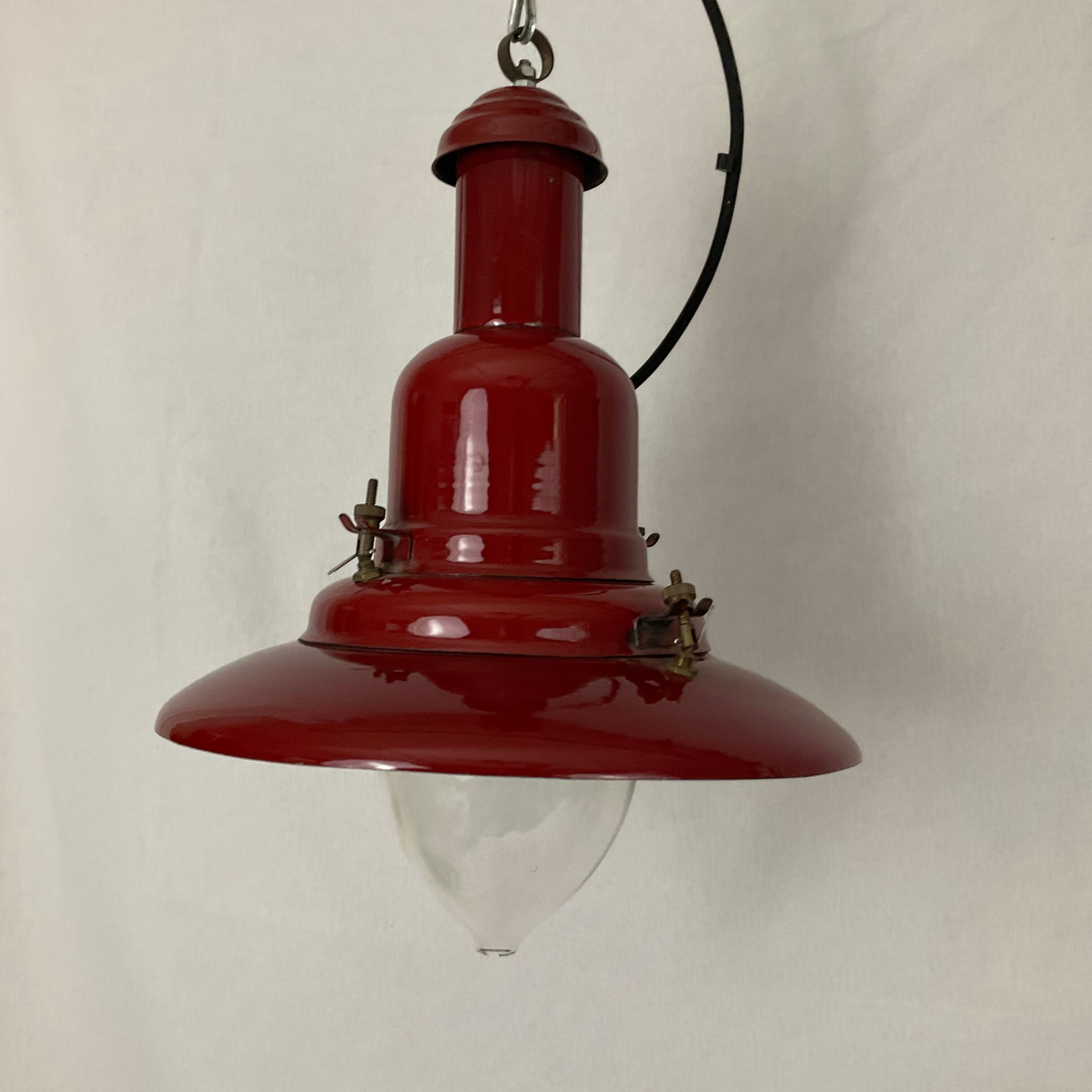 Hanging lamp uccello red style fishing lamp