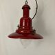 Suspension uccello rouge style lampe pecheur