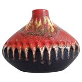 Sculptural West German Ceramic Vase by Carstens Tönnieshof, c. 1950s