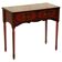 Small console with two drawers in hardwood finish.