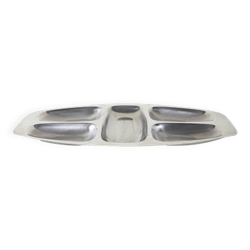 Appetizer tray, Italian design, 1970s, manufactured by Alessi