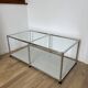 Table basse USM Haller en Gris Clair et verre