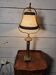 Empire-style table lamp in gilded bronze from the 19th century.
