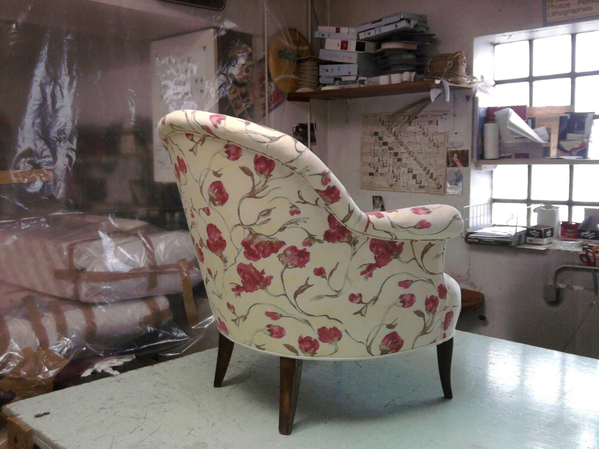 Toad armchair - renovation by master upholsterer