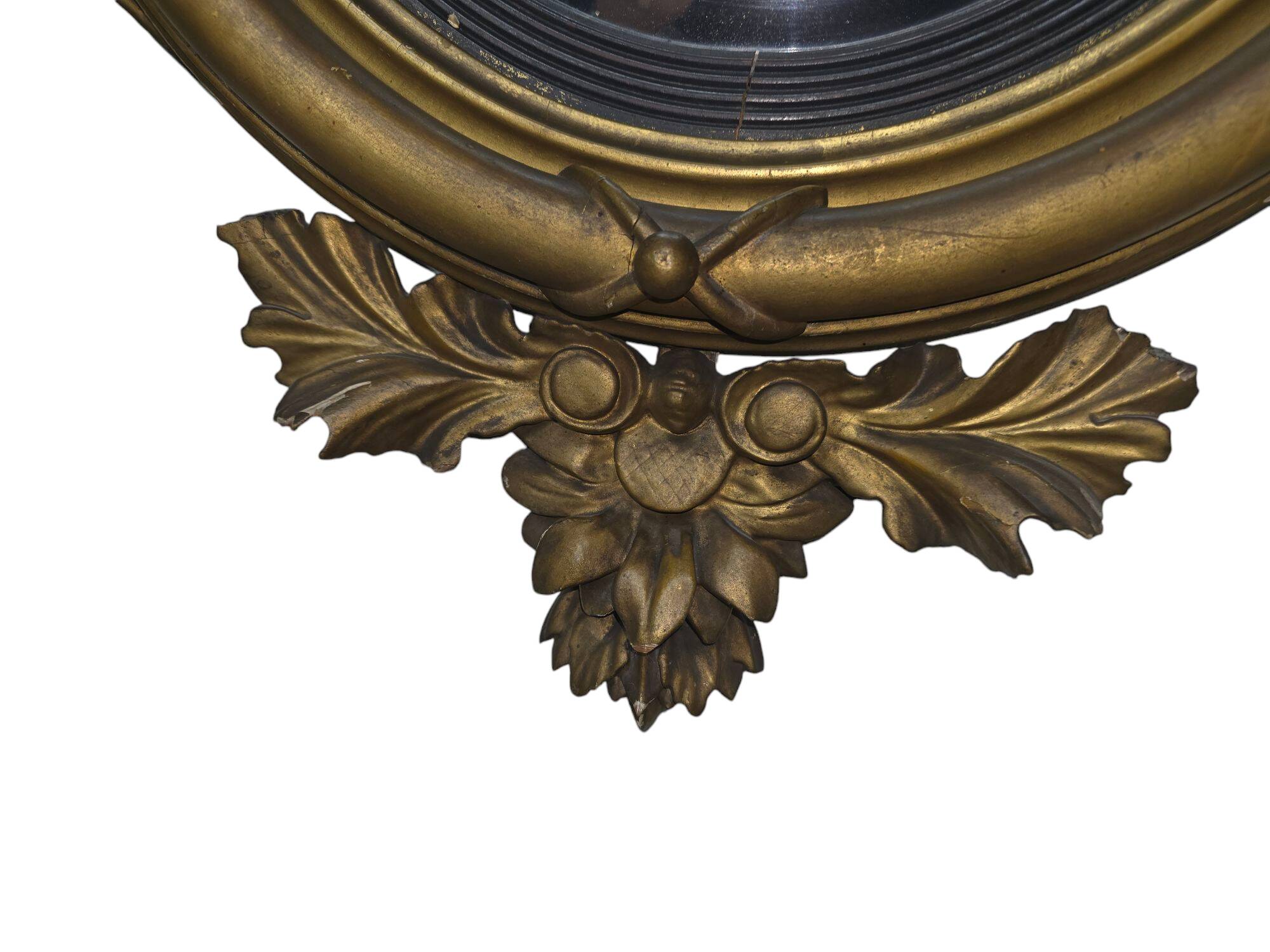 NAPOLEON III Style Witch Mirror With Tassel Candle Holders